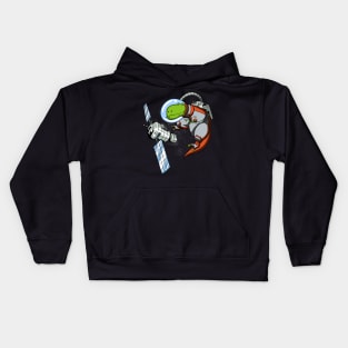 T-Rex Dinosaur Space Astronaut Kids Hoodie